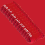 RED-Low Cut Ankle Socks 7 PACK
