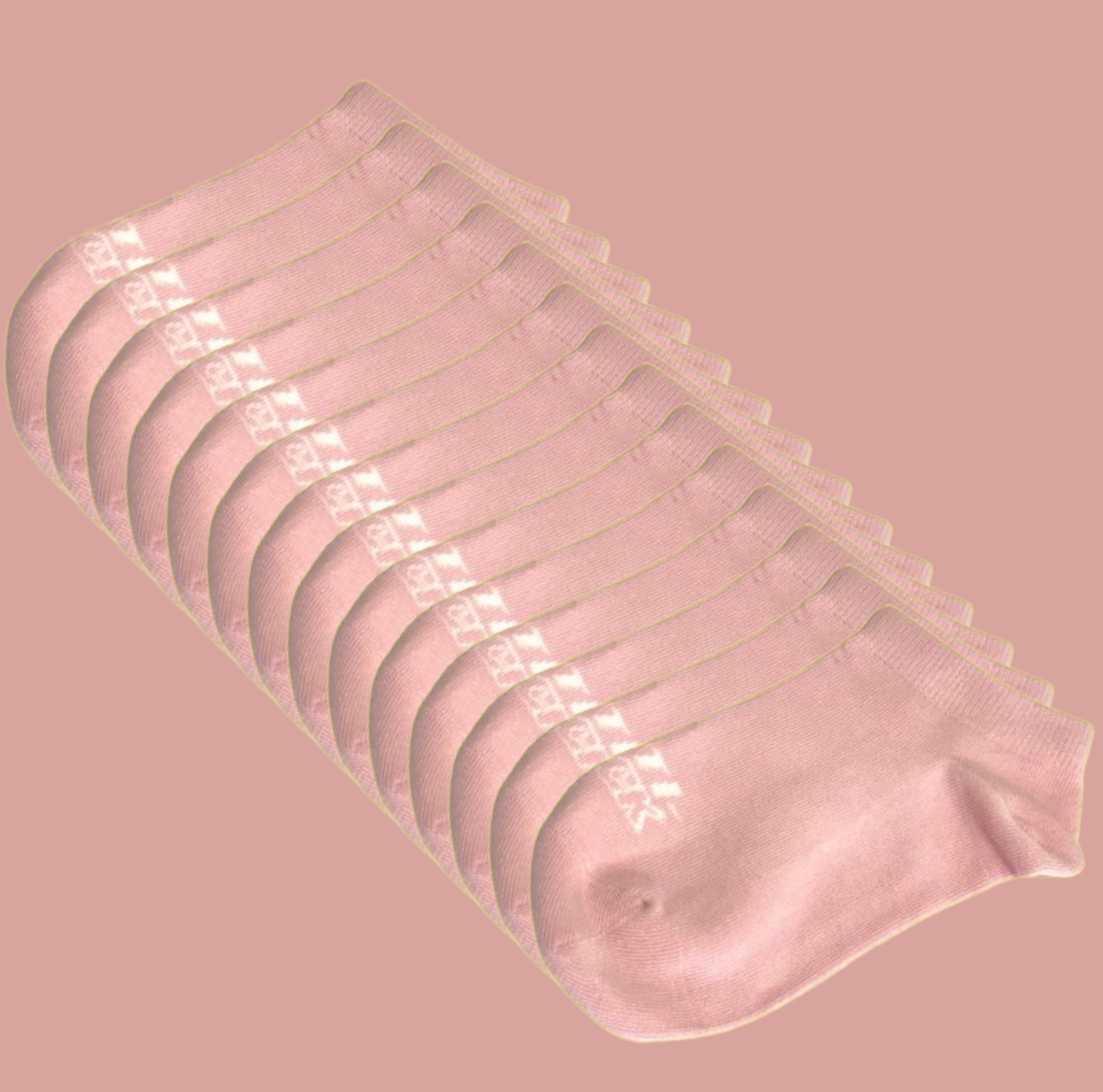 PINK -Low Cut Ankle Socks 7 PACK